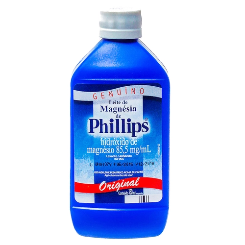 Leite Magnesia Phillips 350Ml Original