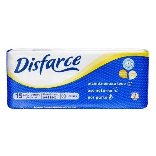 Absorvente Pós Parto Disfarce 15 Unidades