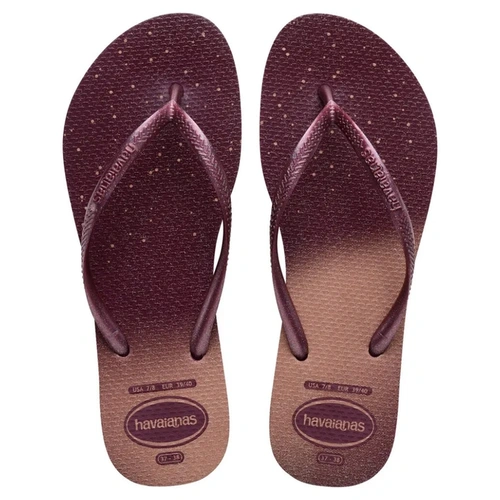 Chinelo Havaianas Slim Gloss Terra Roxa 35/36