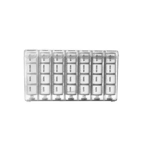 Porta Comprimidos Incoterm Mod Basic Grande Branco