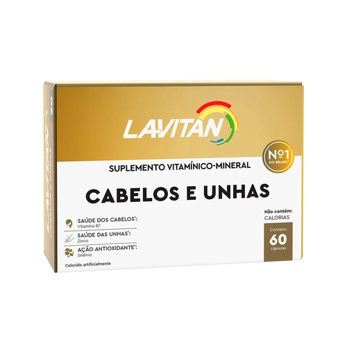 Lavitan Cabelos E Unhas + 60Cpr