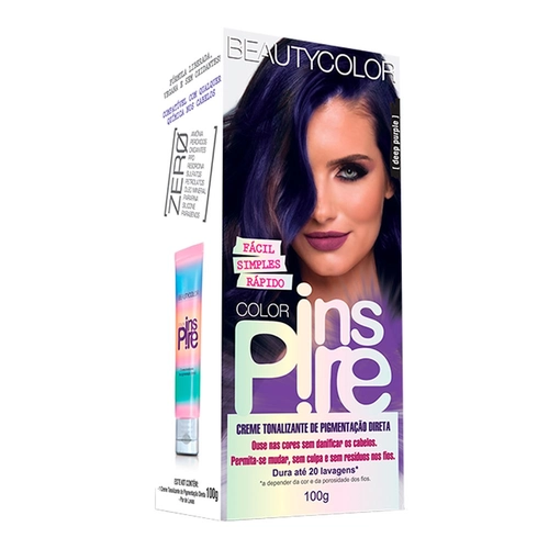 Tonalizante Creme Inspire Beauty Color Deep Purple