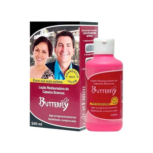 Loção Restauradora De Cabelos Brancos Butterfly 240Ml