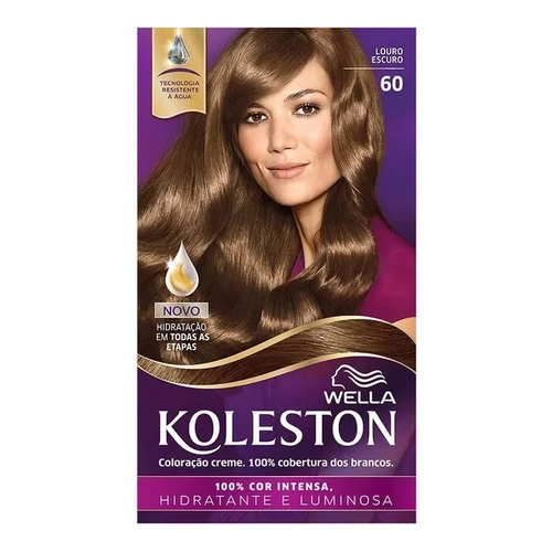 Kit Coloração Creme Koleston 60 Louro Escuro