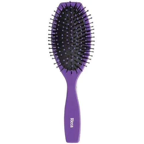 Escova de Cabelo Ricca Oval Almofada Ref 186