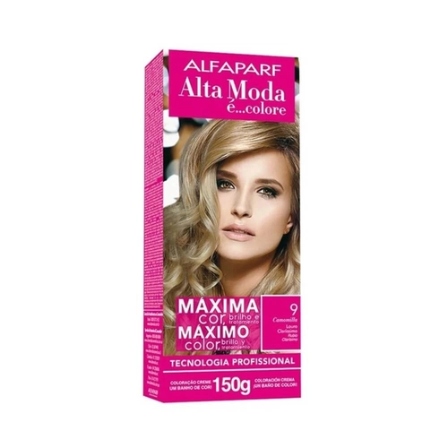 Coloração Creme Permanente Alfaparf Alta Moda 9 Louro Claríssimo