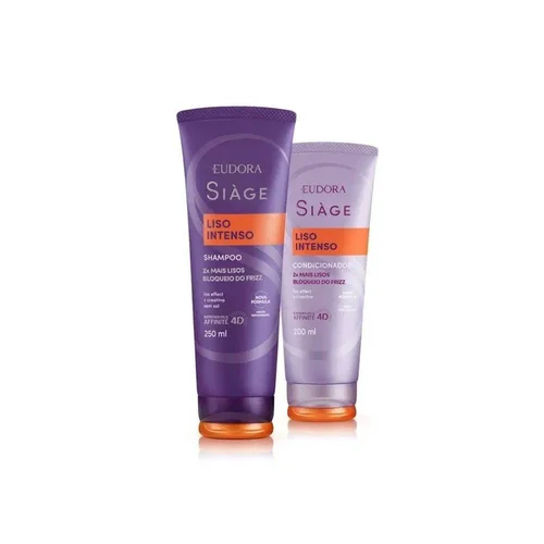 Kit Siàge Shampoo 250Ml + Condicionador 125Ml Liso Intenso