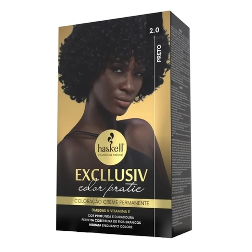 Kit Coloração Haskell Excllusiv Color Pratic 2.0 Preto