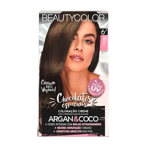 Kit Coloração Beauty Color Chocolate Suico 6.7