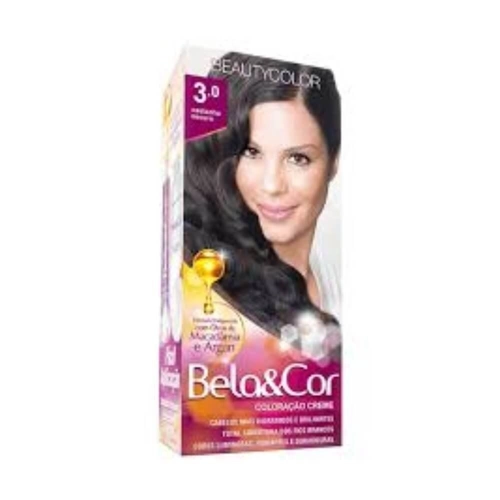 Mini Kit Coloração Bela&Cor Castanho Escuro 3.0