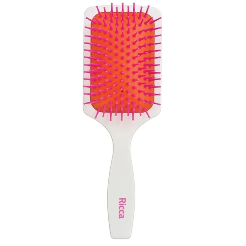 Escova de Cabelo Ricca White Racket Ref 237