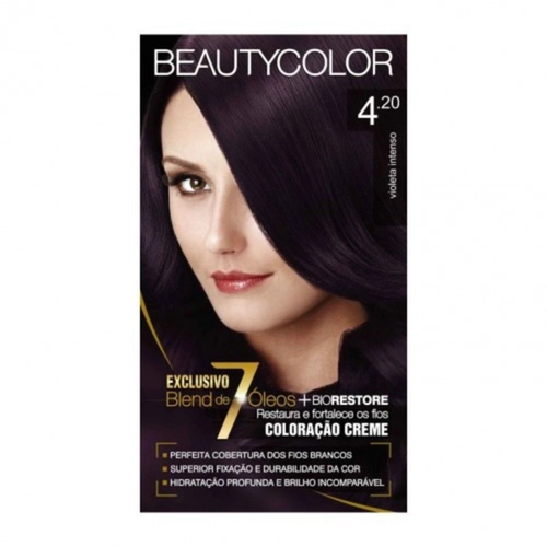 Kit Coloração Beauty Color Violeta Intenso 4.20