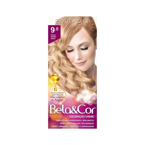 Mini Kit Coloração Bela&Cor Louro Muito Claro 9.0