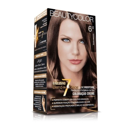 Kit Coloração Beauty Color Louro Escuro 6.0