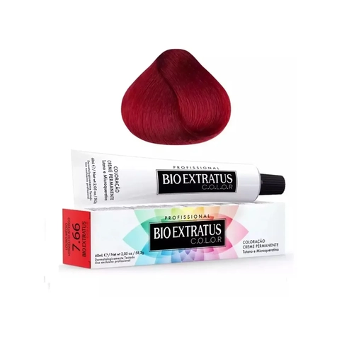 Coloração Creme Bio Extratus 7.66 Color 60ml
