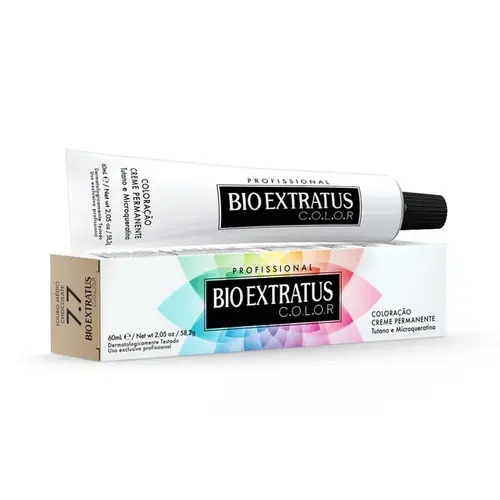 Coloração Creme Bio Extratus 7.7 Color 60ml