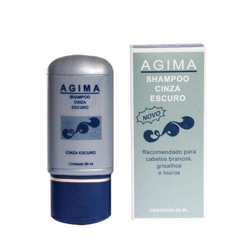 Shampoo Agima Cinza Escuro 80Ml