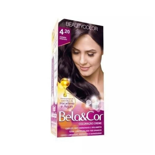 Mini Kit Coloração Bela&Cor Violeta Intenso 4.2