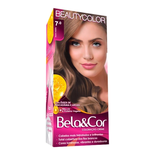 Mini Kit Coloração Bela&Cor Louro Médio 7.0