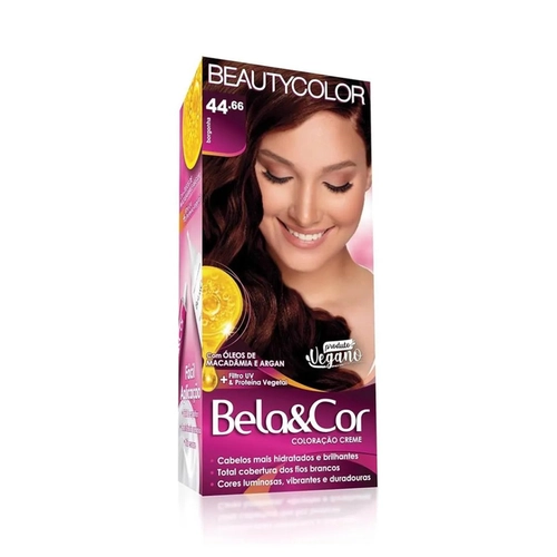 Mini Kit Coloração Bela&Cor Borgonha 44.66