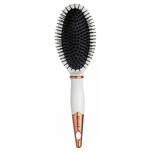 Escova de Cabelo Belliz Golden White Oval Ref 2611