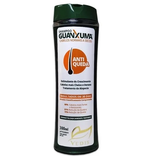 Shampoo Guanxuma Para Cabelos Normais/Secos Veddis 300Ml