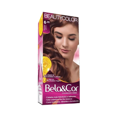 Mini Kit Coloração Bela&Cor Chocolate Glamour 6.35