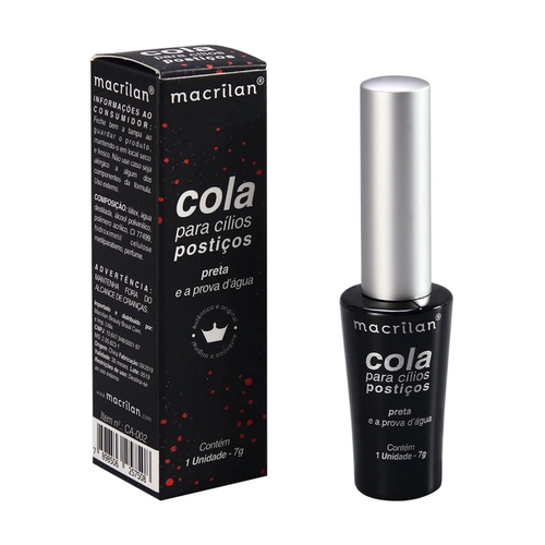 Cola Para Cílios Preto Macrilan 7G