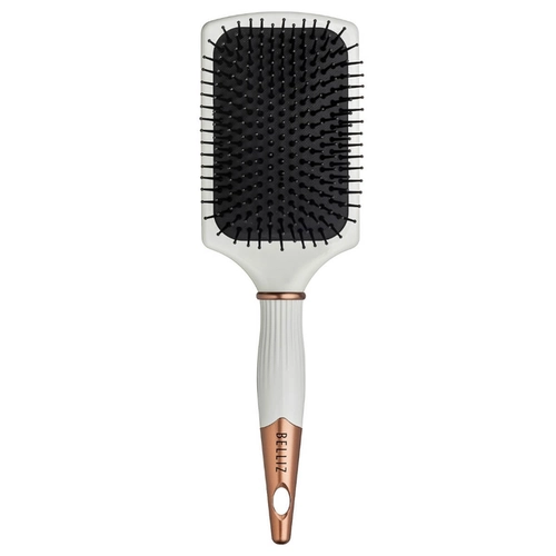 Escova de Cabelo Belliz Golden White Raquete Ref 2610