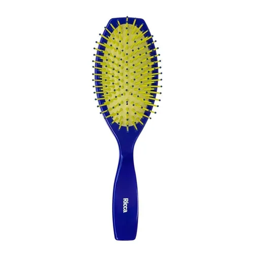 Escova de Cabelo Ricca Oval Blue Ref 922