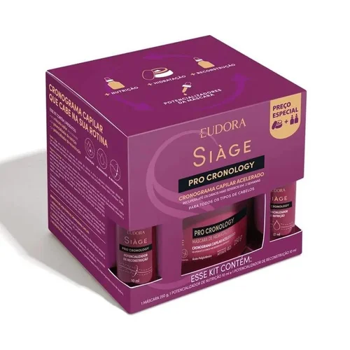 Kit Siàge Máscara + 2 Potencializadores Pro Cronology