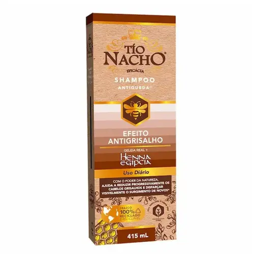 Shampoo Antigrisalho Tio Nacho 415Ml