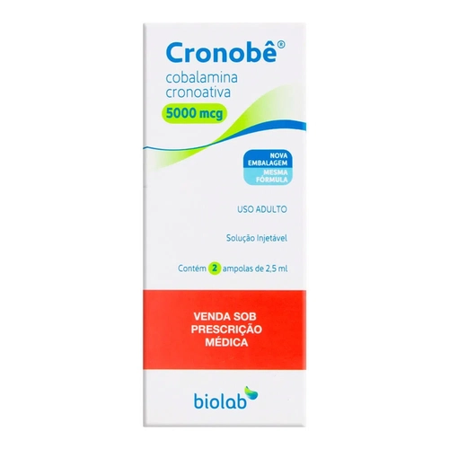 Cronobe 5000Mg Injetável 2 Ampola 2,5Ml