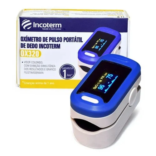 Oximetro De Pulso Portatil De Dedo Incoterm 0X320