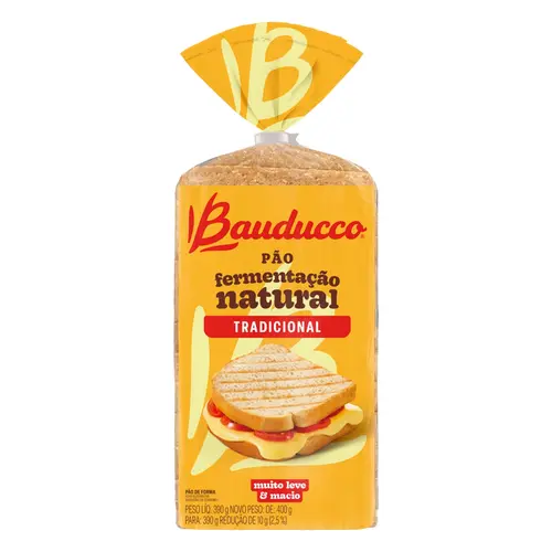 Pão Tradicional Fatiado Bauducco 390G