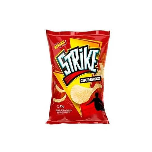 Batata Ondulada Strike Churrasco 45G