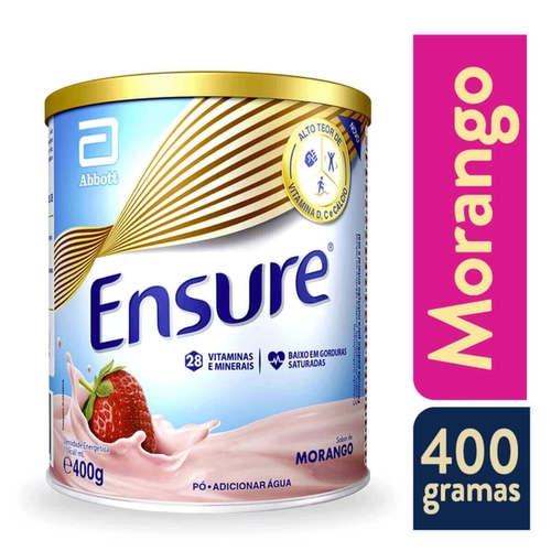 Complemento Alimentar Ensure Morango 400G