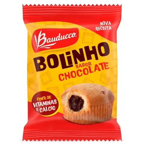 Bolinho Bauducco Chocolate C/ Baunilha 40G
