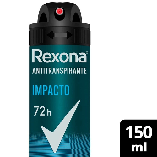 Desodorante Aerosol Rexona Masculino Impacto 150ml