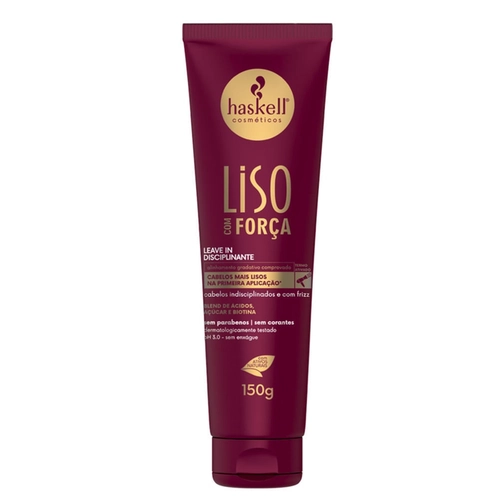Finalizador Disciplinante Liso Com Forca Haskell 150Ml
