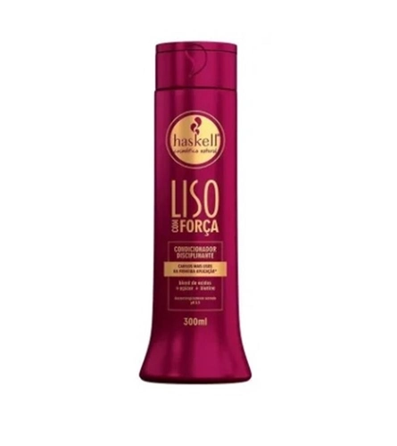 Condicionador Haskell Liso Com Força 300ml