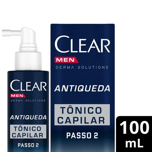 Tônico Capilar Clear Derma Solutions Antiqueda Men 100ml