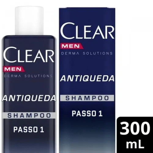 Shampoo Clear Derma Solutions Antiqueda Men 300ml