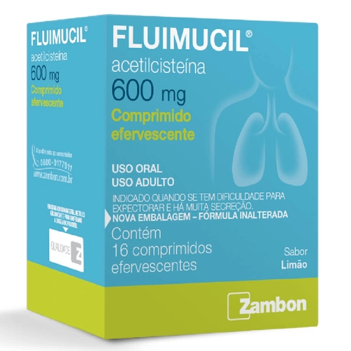 Fluimucil 600Mg 16Cpr Eferv