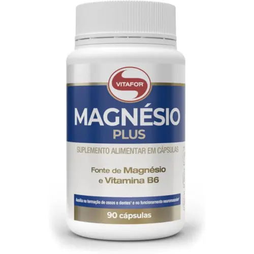 Magnésio Plus Vitafor 90 Cápsulas 690Mg