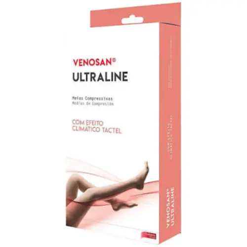 Meia Venosan Ultraline 4000 Comp. 30-40 Meia Coxa G Pé Fechado Bege