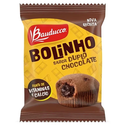 Bolinho Bauduco Duplo Chocolate 40G