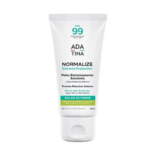 Protetor Solar Facial Ada Tina Normalize Extreme Fps99 40ml