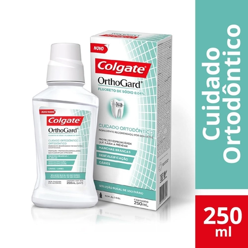 Enxaguante Solução Bucal Colgate Orthogard 250ml