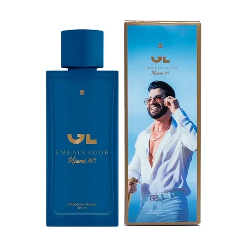 Perfume Masculino Eau de Colônia Gusttavo Lima Embaixador Miami 100ml
